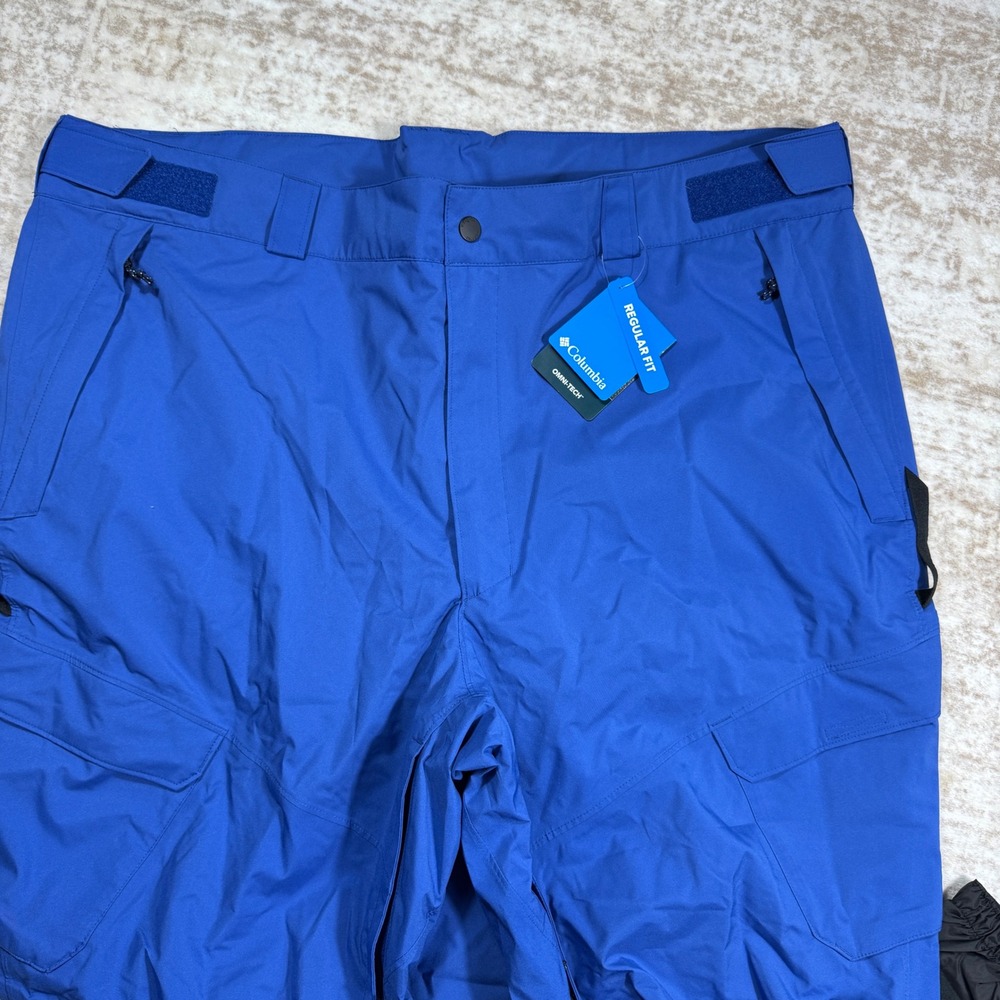 Columbia Powder Stash II Pant Mens 3X Short Blue New Snow Ski Cargo